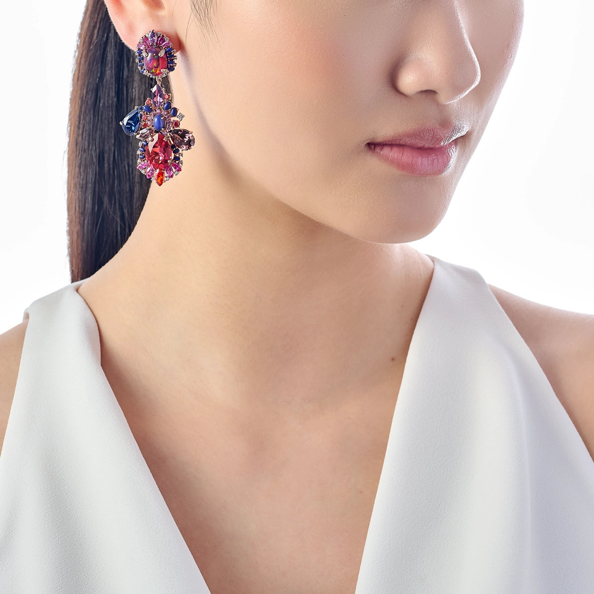 Violet Opal Nereides Earrings